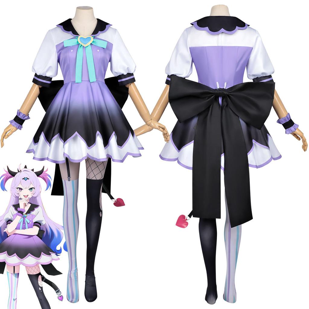 Vestito Cosplay Nedey Girl Overdose in Tessuto Poliestere per Fan di Role Play Anime