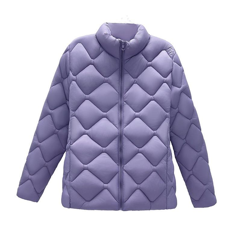 Cotton-padded Women's Short and Thin Large-size Fashion Slim-fitting Down Cotton-padded Mother's New Winter Coat