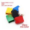 MOC Big Size Building Blocks Bricks Slope Windows Door Car Flower Plant Thick Large Bulk Part Compatible Kid Creative Gift Toys