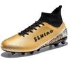 Football Shoes   Men's Large-scale Football Shoes Long Nail Anti-slip and Wear-resistant TPR Artificial Corthop Outdoor Children's Football Shoes