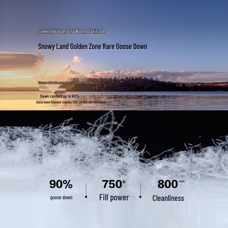 Jinyujie Women's Celebrity Style 2024 Winter Mid-Length Thick Goose Down Jacket