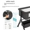 Baby Bedside Bed Newborn Bed Spliced Large Baby Crib Children's Bed Multifunctional Movable Foldable