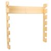 Fishing Rod Storage Rack Holder Pole Bracket WallMounted 6 Position Bamboo Showing Stand