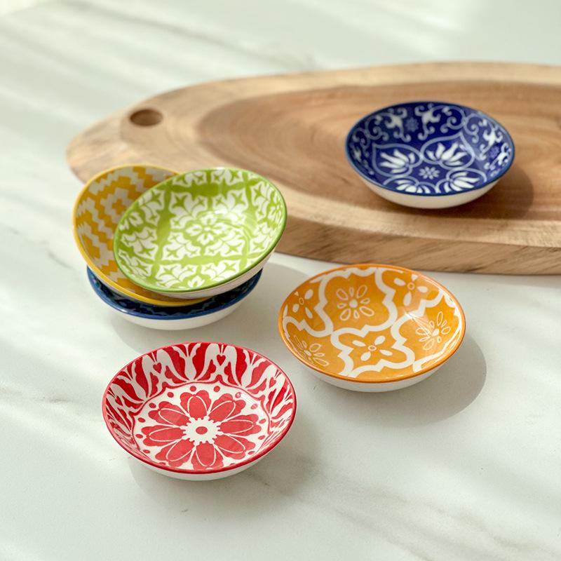 Bohemian Ceramic Omáčka na namáčení - Malé kořenky pro japonskou kuchyni a dezerty