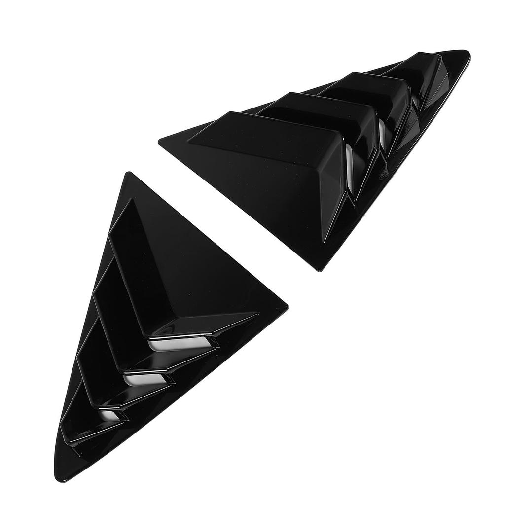 Rear Window Shutter Sport Style Louvers Air Vent Scoop Shades Cover Blinds Cool Exterior Decoration for Fiesta MK8