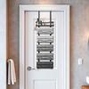 Multi-layer Storage Rack Behind the Bathroom Door,wall-mounted, No Drilling Required