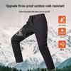 YAYA Men's Three-Proof Goose Down Straight-Leg Winter Pants