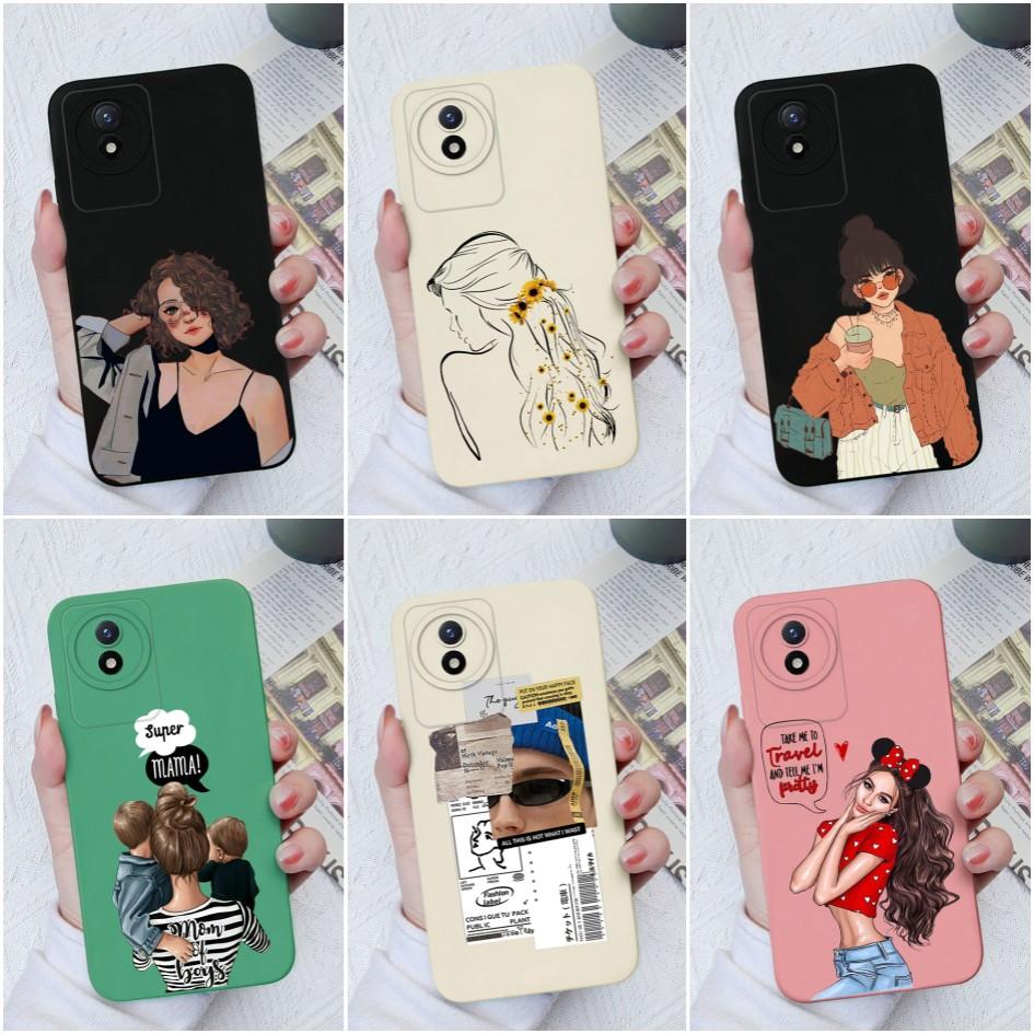 

Для Vivo Y20 Y21 Y22 Y11 Y12 Y15 Y17 Y50 Y55 Y81 Y90 Y91C противоударный жидкий мягкий силиконовый чехол для телефона для мальчиков и девочек, бамперы для Vivo Coque Fundas Bumper