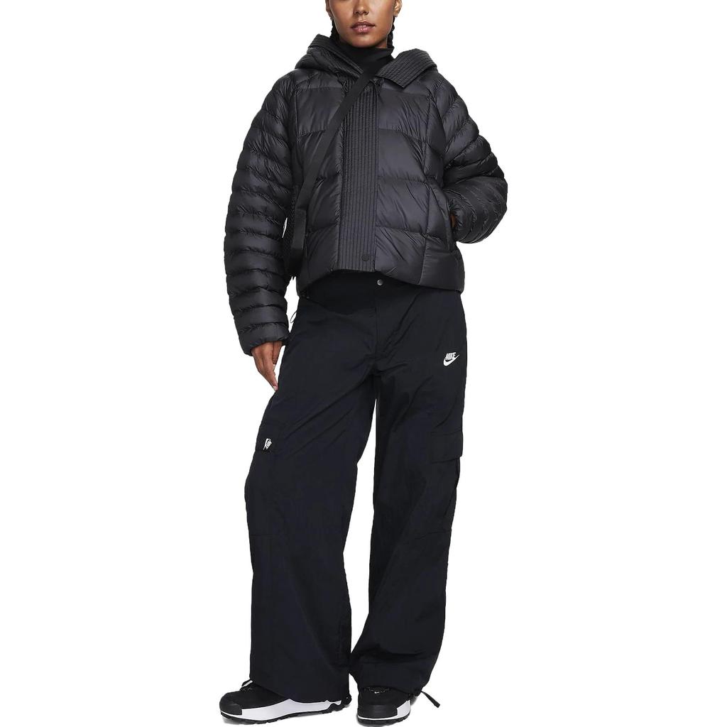 Nike Therma-Fit Oversized Kapuzenjacke Damenjacke Schwarz FB8729-010