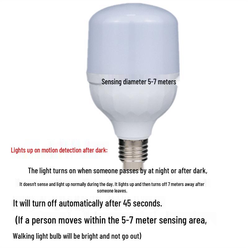 

Smart High-Brightness Radar Sensing Light Bulb for Hallway, Stairwell, and Garage 10W