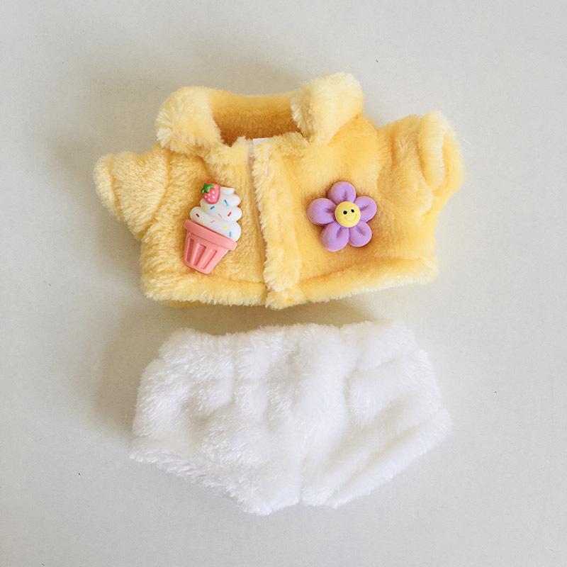 בגדי בובת קטיפה ויניל חמודה 17 ס"מ קופסה עיוורת - תליון LaBuBu שמלת אביזרים