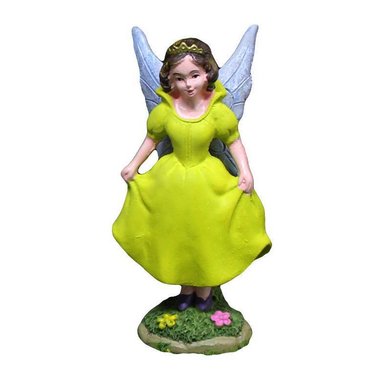 Flower Fairy Creative Miniature Resin Garden Scene With Fairy And Dwarf Decor For Gifts And Parties