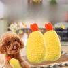 Haustierhund knirscht mit den Zähnen, um Langeweile zu lindern, und bissfestes Fried Chicken Plüsch-Quietschspielzeug Katzen-Teddy-Produkte