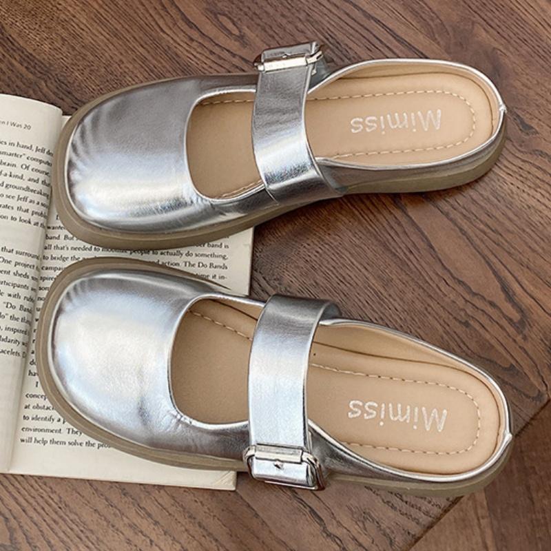 

Весенне-осенние женские тапочки с мягкой подошвой и нескользящей подошвой, 2025, новый дизайнерский стиль, универсальные повседневные женские тапочки на платформе 39