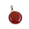 Natural Red Onyx Gemstone Handmade 925 Solid Silver Jewelry Pendant 1.50'' s0u05
