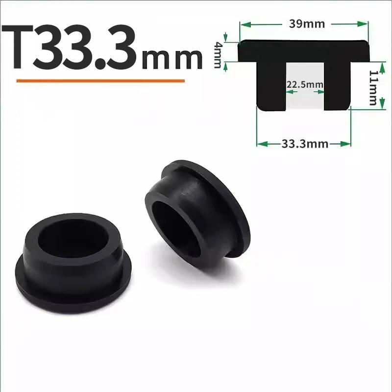 Schwarzer Silikonstopfen Ø 6mm-81,3mm Runde Staubdichte Dichtkappe Hitzebeständiger Silikon-Lochstopfen Dichtungs-Endkappe Schutzhülle