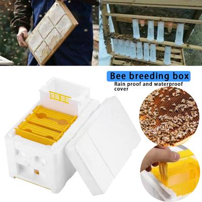 5-1PC Bee Hive Foam Beekeeping Box King Beehive Pollination Boxe Garden Bee Keeping Bee Tool Nest Case Beekeeper Mating Supplies
