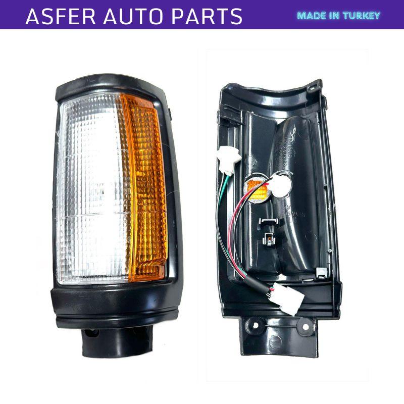 Signal Lamp Front Right Left 2 Piece Set for Mitsubishi L200 1996-1998 Oem MB527090 MB527089