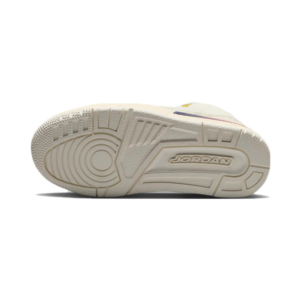 J. Balvin X Air Jordan 3 Retro PS Medellín Sunset Kids Sneakers Cream Multi-Color FN0346-901