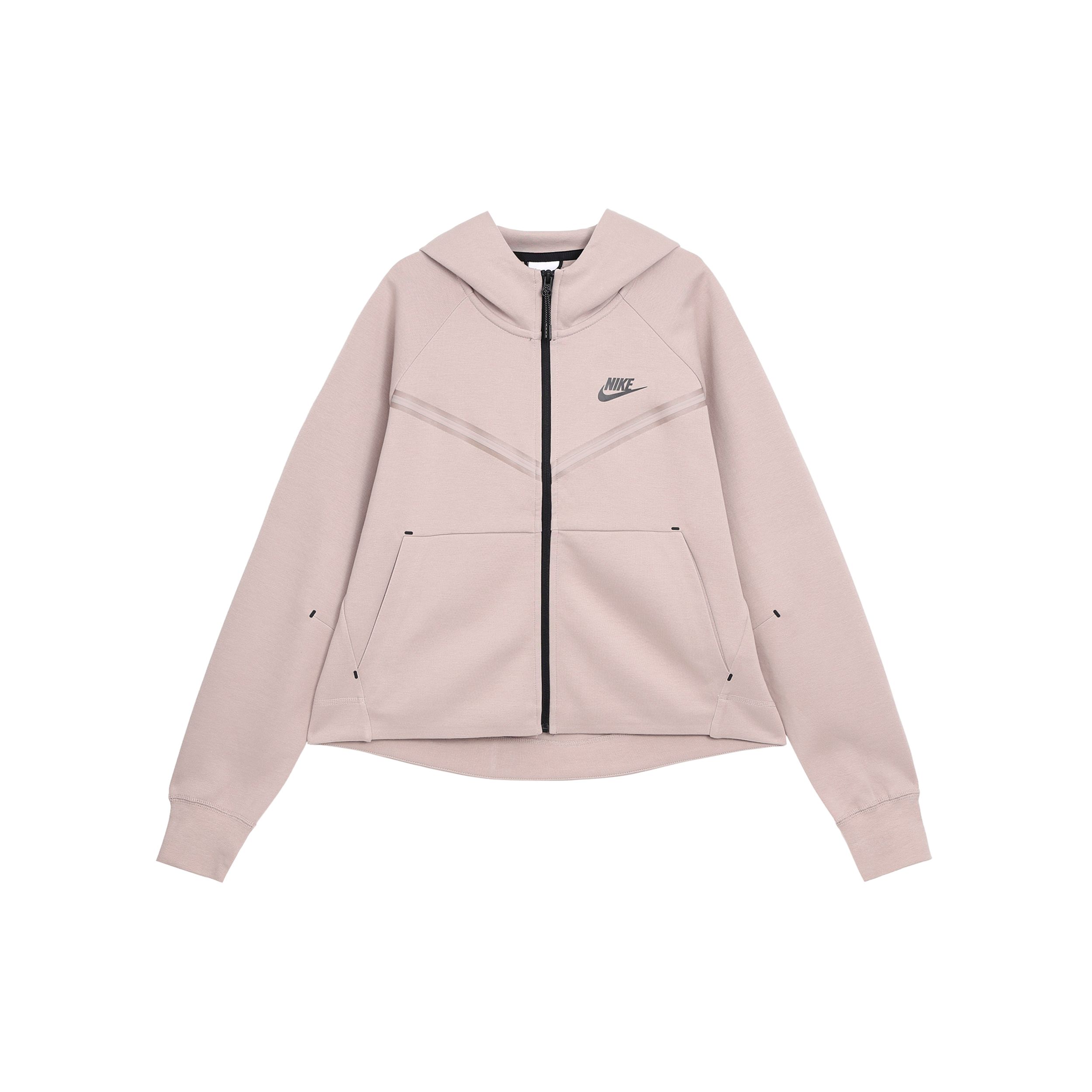 

Женская беговая куртка с капюшоном и однотонным логотипом Nike, розовая CW4299-272