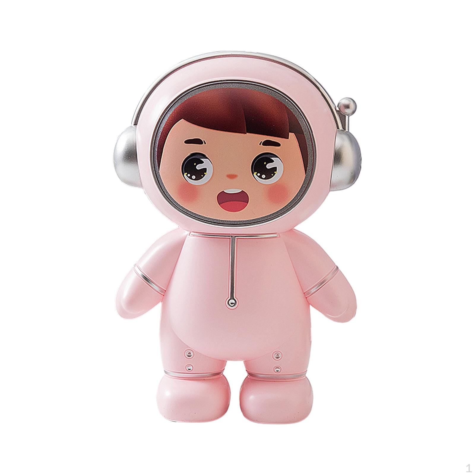 

, Художественное оформление, Копилка, Контейнер, Фигурка космонавта в подарок silver pink