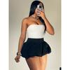 European and American Girls Easiest for Match Bubble Puffy Skirt High Waist Ultra Short Skirt for Women