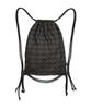 Glack Gzb001 Dot Pattern Check String Bag (Black)
