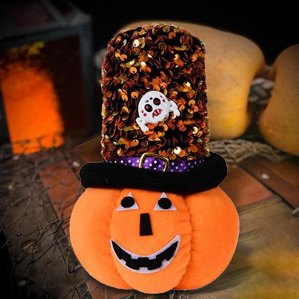 Creative Pumpkin Doll Stuffed Plush Autumn Collectible Funny Ornaments for Party Festival Decoration