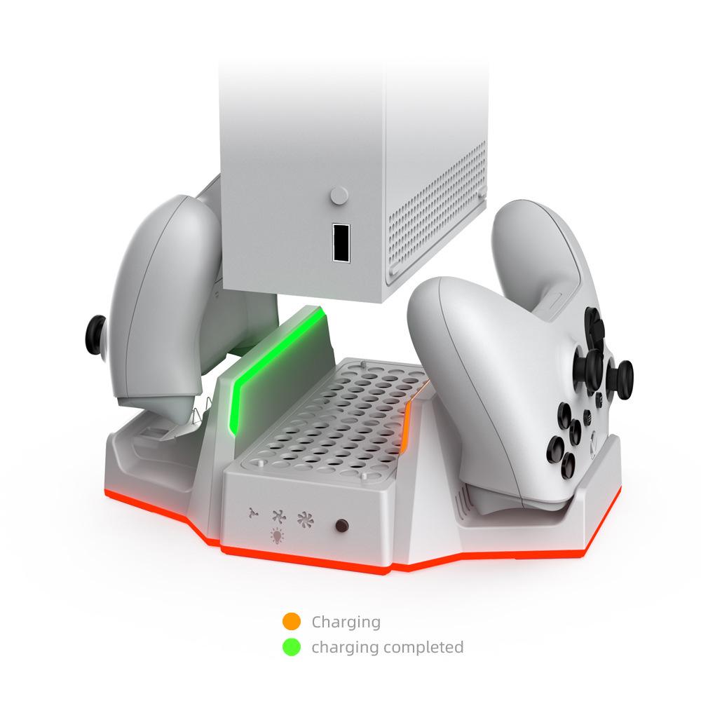 DOBE Xbox Series S Cooling & Charging Dock with Dual Battery Controller Stand (TYX-0663D)