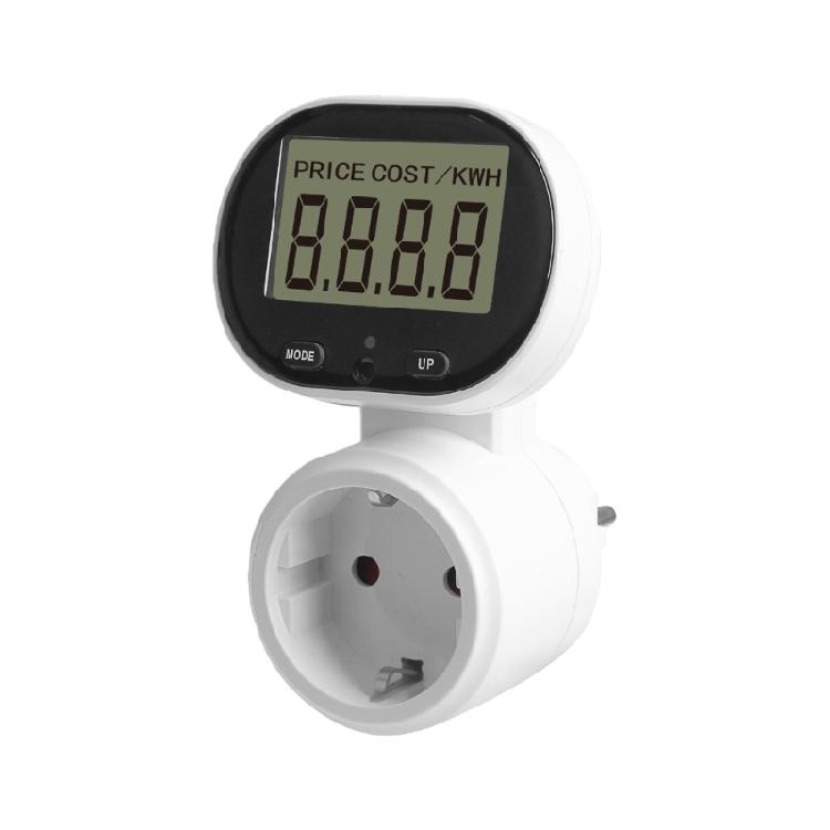 

Safety Protects Power Consumption Socket Featuring Large Rotation Display Energy Cost Monitoring EU Compatible for Home 1