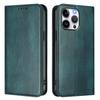 For iPhone 15 Pro Max Wallet Cases Retro Texture RFID Blocking Leather Phone Cover
