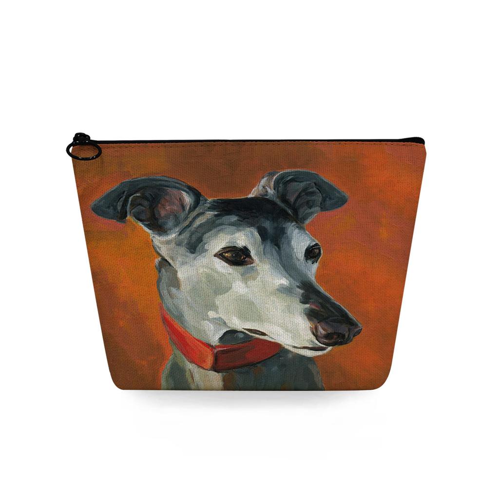 Women Dog Print Cosmetic Bag Toiletries Organize Travel Storage Case 6734 KTB