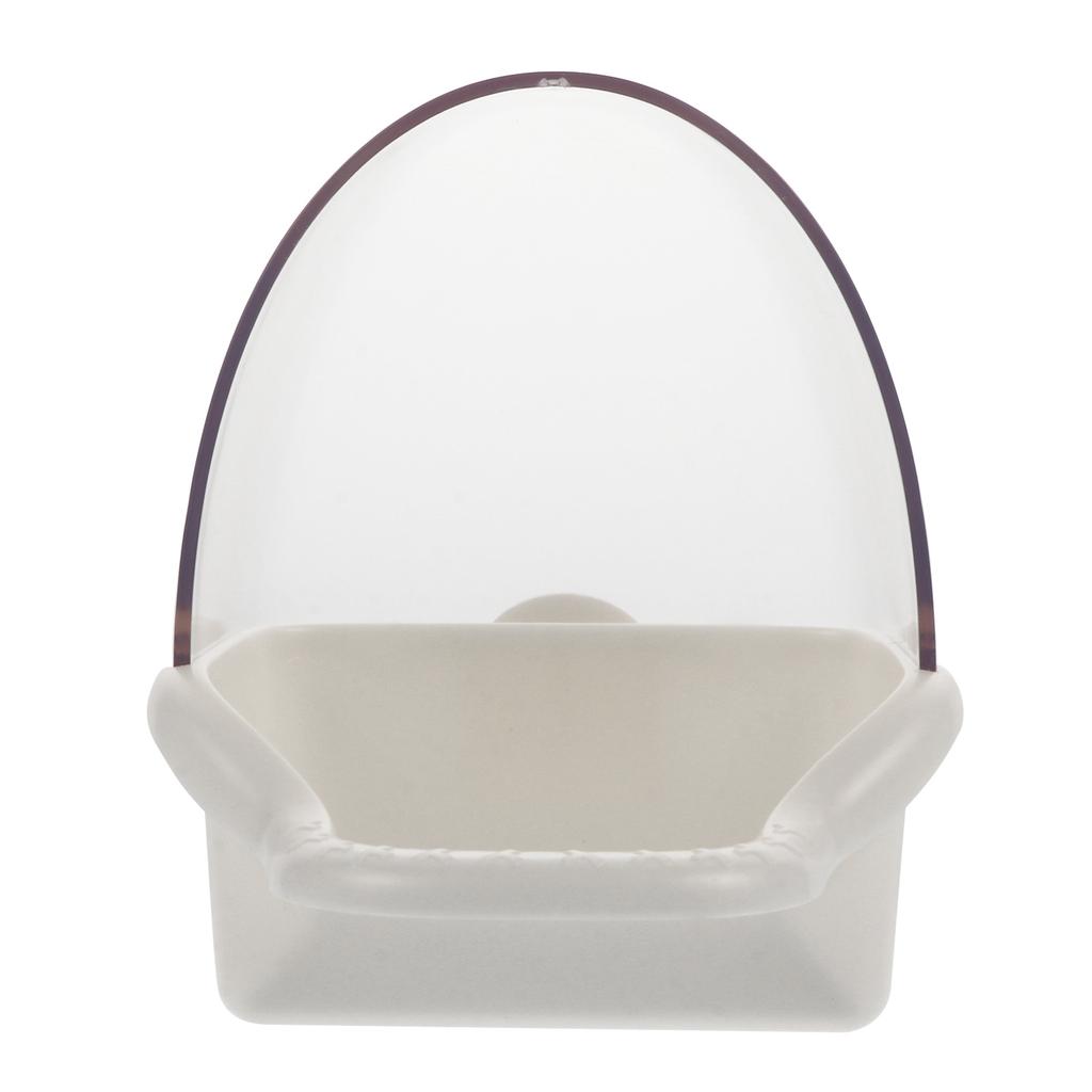 Parrot Feeder Box Plastic Hanging Bird Feeder Outdoor Pet Feeding Container For Budgie Cockatiel Parakeet Cage Supply Reusable