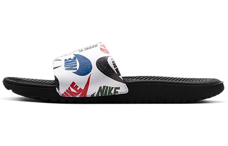 

Nike Kawa Quick Dry Slippers Black White Kids CT6619-010 28