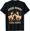 Grappig Halloween Gans Grafisch T-shirt Vuiststoot Ontwerp Unisex Unisex T-shirt