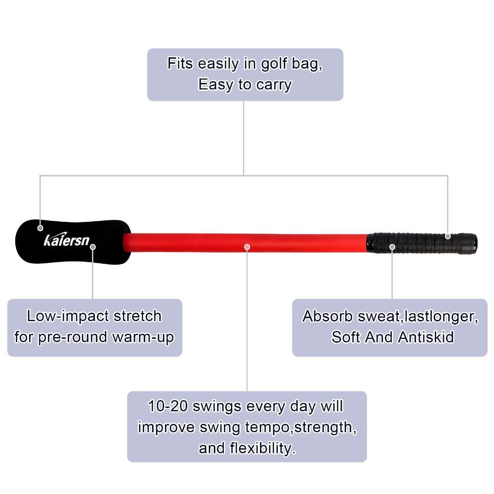 Verbesserter Rhythmus Golfschwung Trainingsstock Weicher Stock Schaumstoff Schwung Golf Aufwärmen