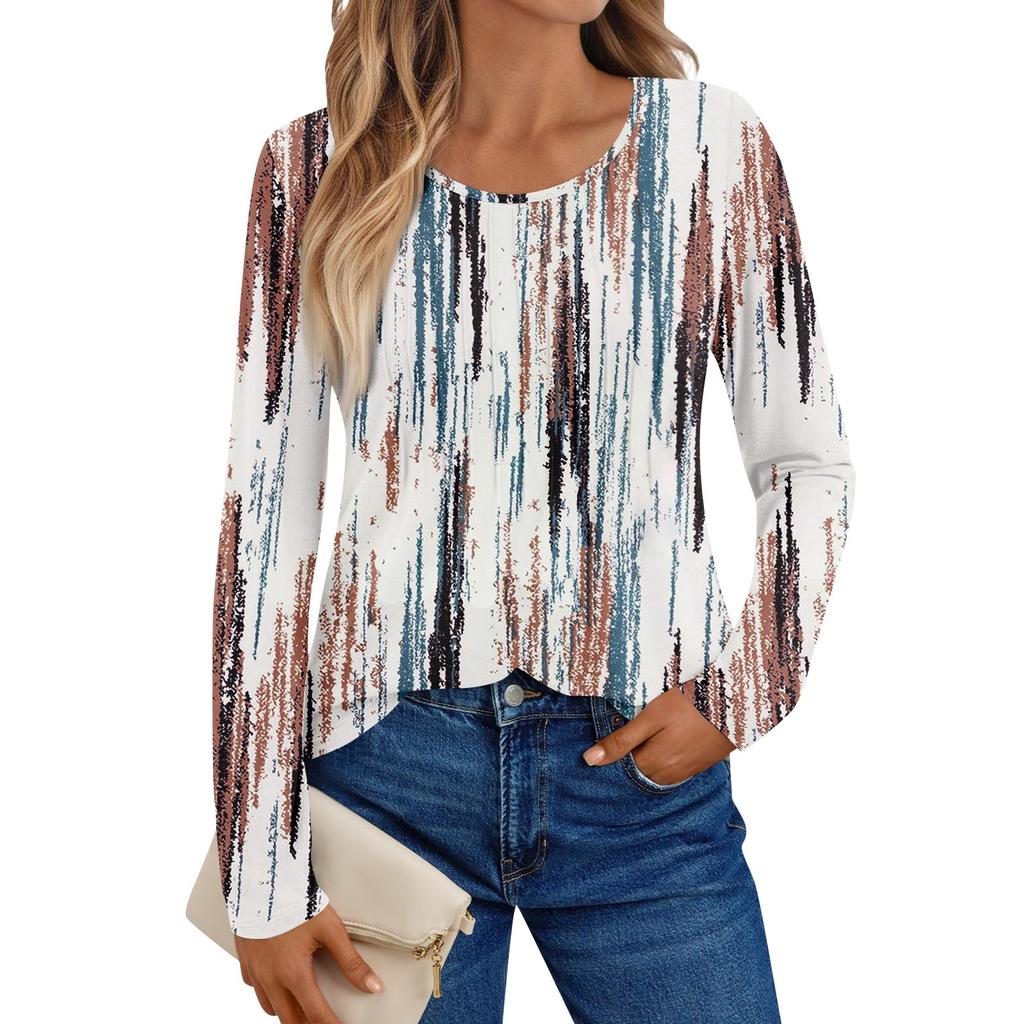 Women's Long Sleeve Shirts Graphic Tees Casual Basic Tops Pullovers