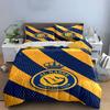 Al Nassr Fußballverein Bettwäsche-Set Bettwäsche Bettbezug-Set Bettbezug Kissenbezüge (1 * Bettbezug 2 * Kissenbezüge, ohne Bettdecke)