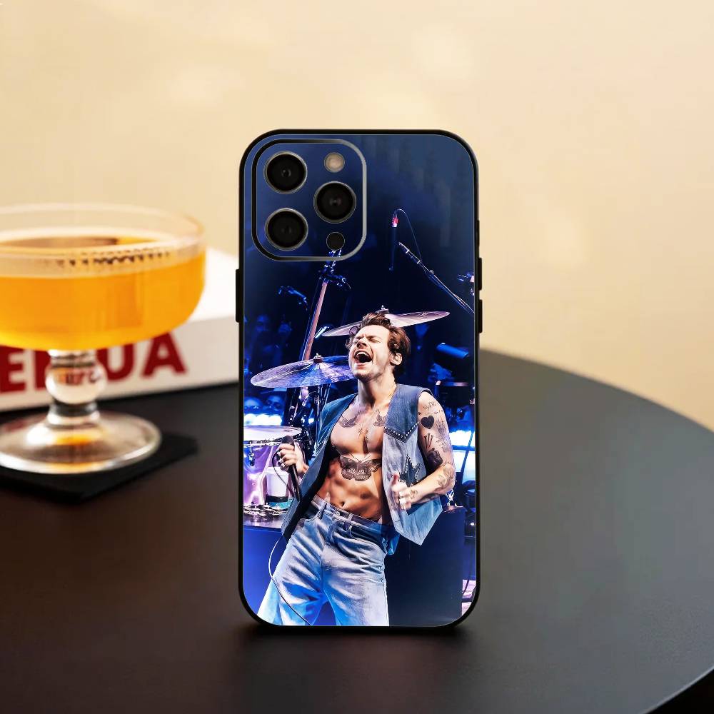 SINGER H-Harry Styles Phone Case Silicone Soft For IPhone 17 16 15 14 13 12 11 X XR Plus Pro Max Plus