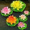 Resin Floating Frog Turtle Fish Pond Flowing Water Fountain Water Surface Lotus Flower Decoration Resin Crafts Floating Crafts