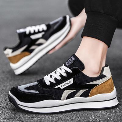 Zapatos Hombres Casual Ligero Moda Zapatillas Hombre Otoño Nuevo Cordones Exterior Malla Malla Transpirable Zapatillas de Running Zapatos De Mujer
