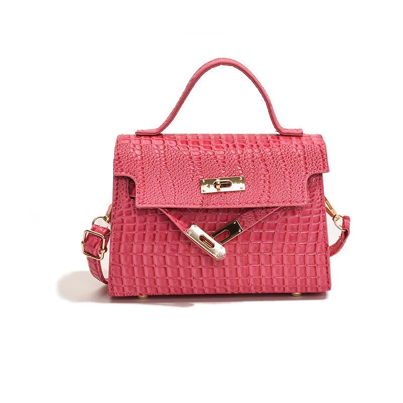 Stylish Pu Leather Handbag Trendy Street Style 2024 Summer Small Crossbody Bag