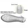 Available Vibrating Penis Sleeve Reusable Crystal Condom Cock Extender Vibrating Ring Sex Toy for Men Adult Sex Products