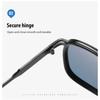 aoron Polarized Driving Sunglasses Fashion Men's Metal Anti-ultraviolet Discoloration Sunglasses