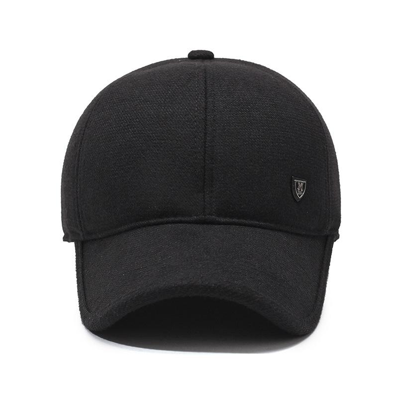Winter New Ear Protection Cotton Hat Men'S Cold And Warm Baseball Cap Winter Middle-Aged And Elderly Dad Old Man Thickened Hat