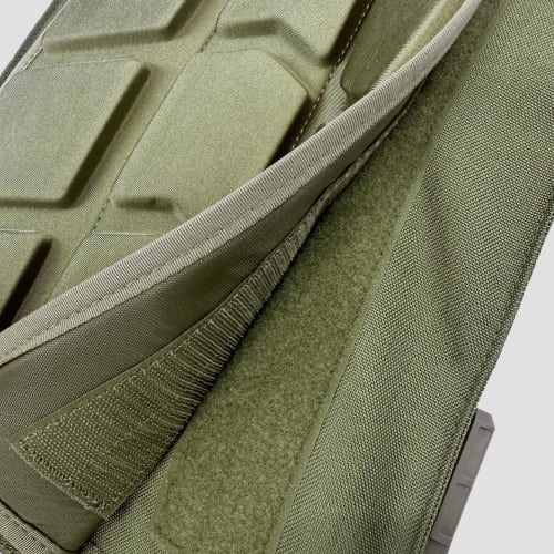 Plate Carrier Soft Pads, Velcro Pads, Airsoft Game Vest Cushion Pads, 2-Piece Set (Green)