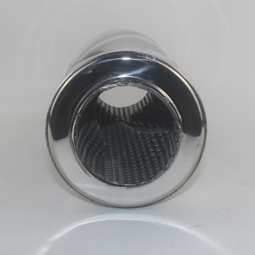 Universal Modified Stainless Steel Exhaust Pipe  Automobile Exhaust Muffler Spiral Exhaust Pipe In the Drum