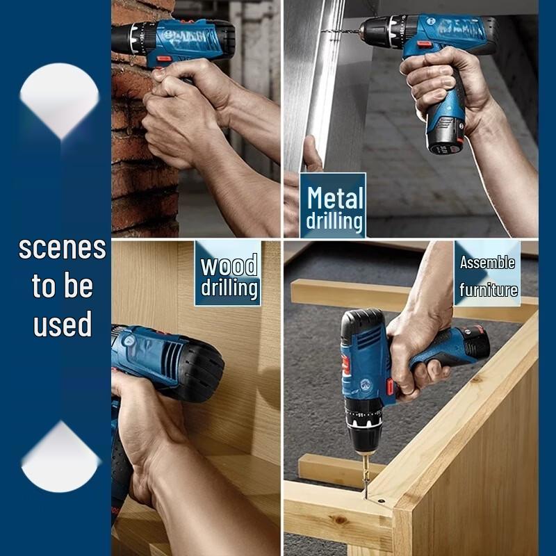 Lixian 12V Cordless Impact Drill GSR120-LI Set CN plug (adapter included)