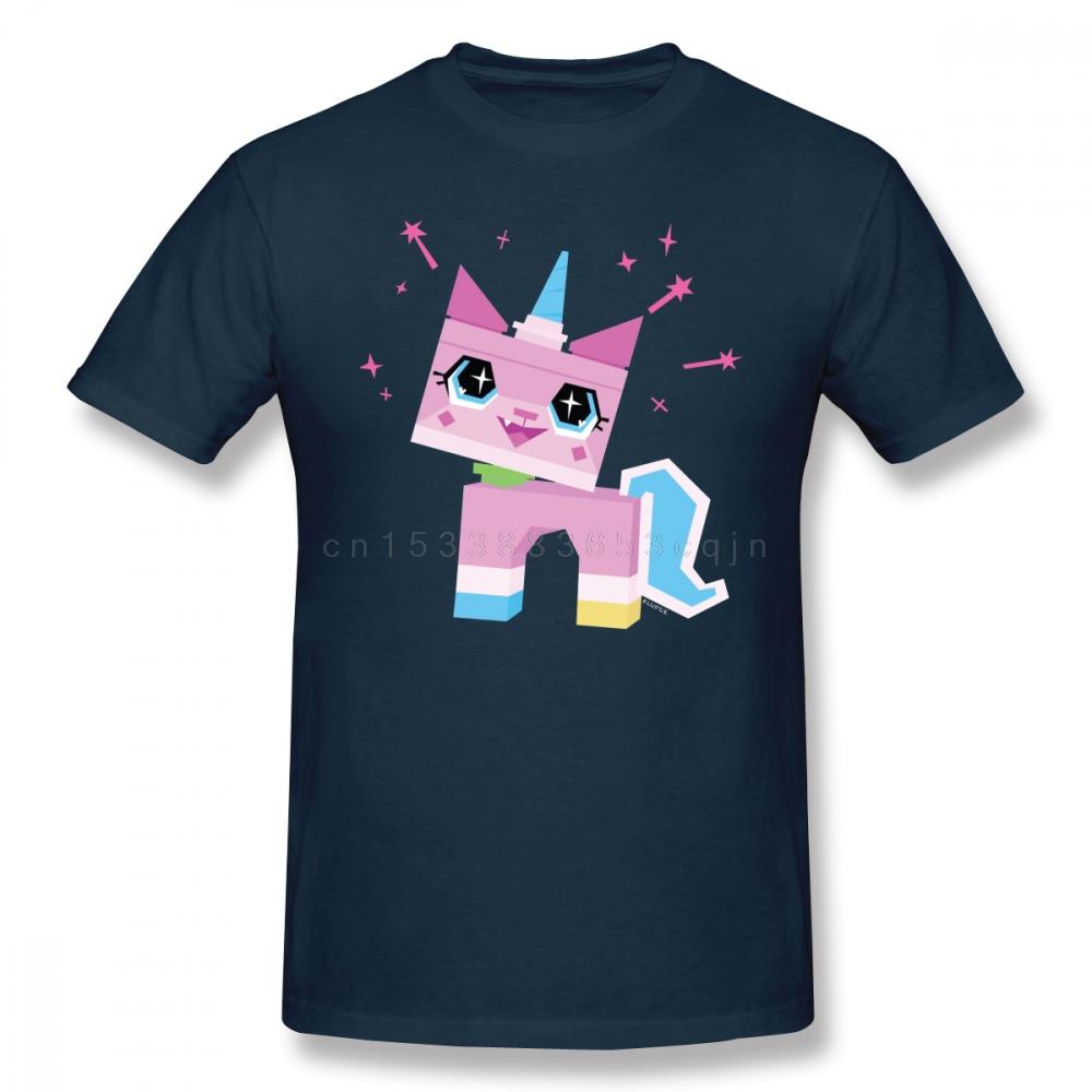 Unikitty T Shirt Unikitty Tshirt Print Funny Tee Shirt Plus Size Summer Man Short Sleeves 100 Cotton Tshirt