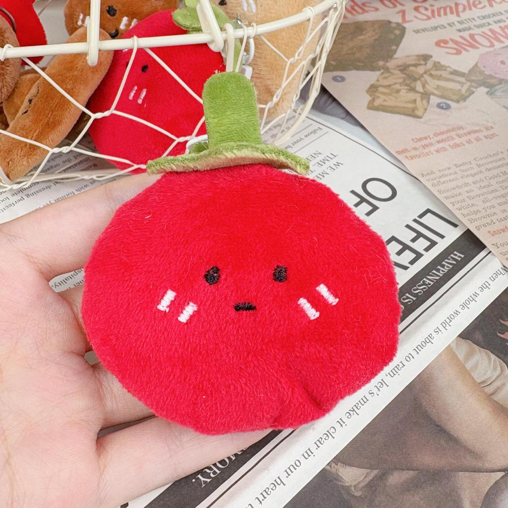 Plush Potato Croissant Keychain Charm & Wedding Toss Toy
